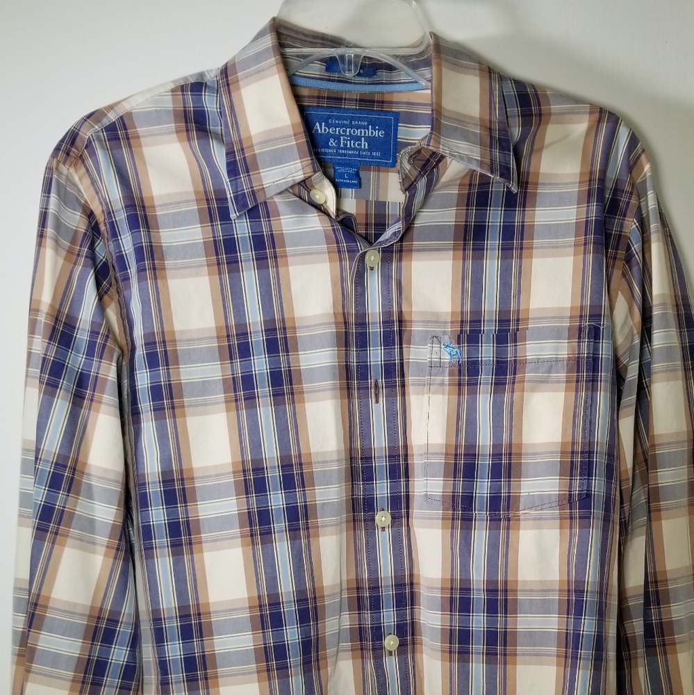 Abercrombie and Fitch long sleeve button up L